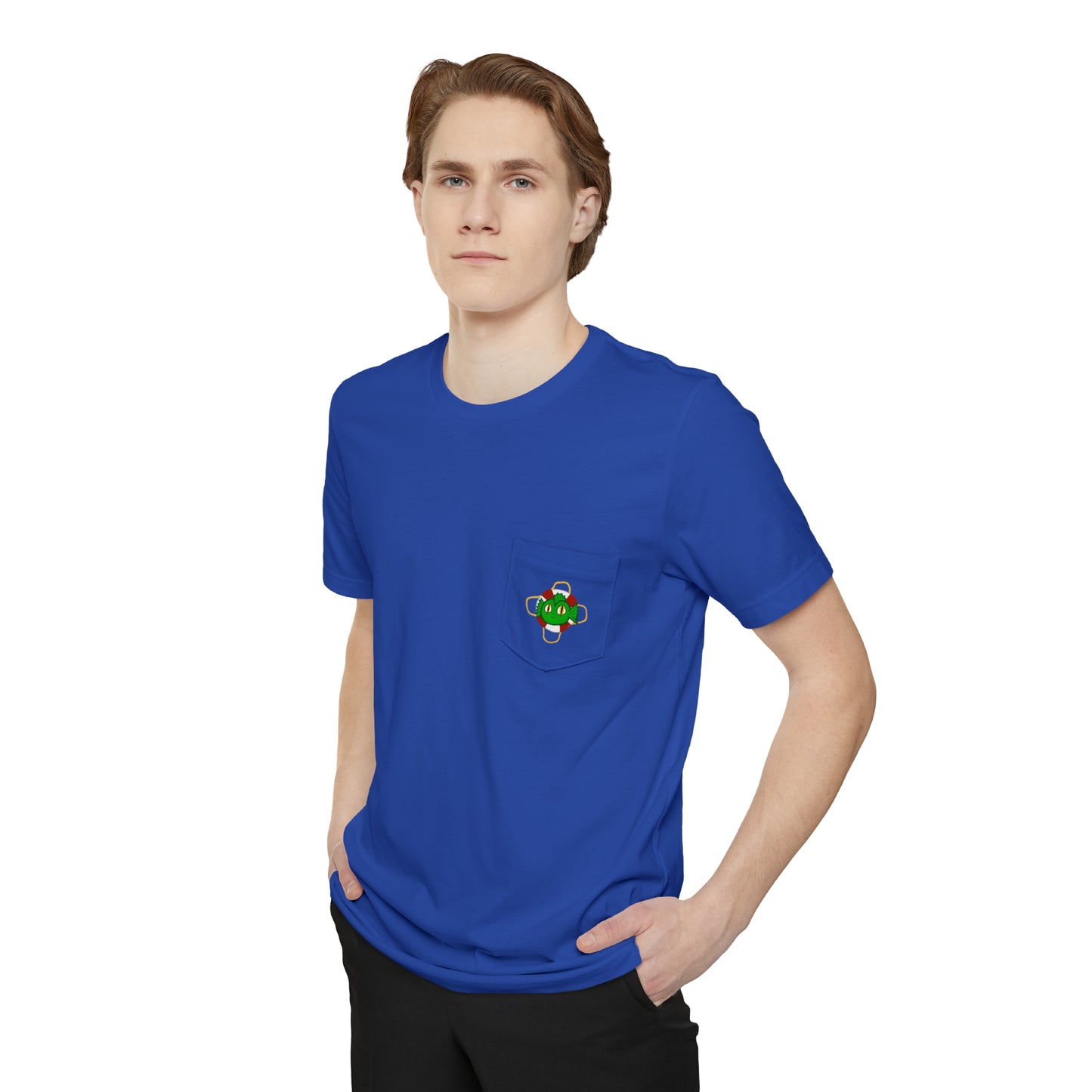 "Kreach" Spooky Dino Original - Unisex Pocket T-shirt