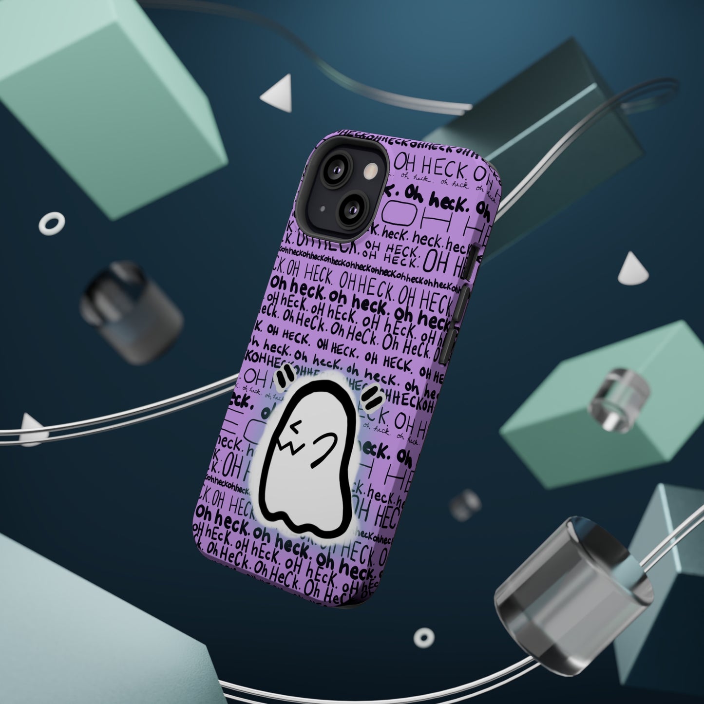 "Hecklin' Ghostie" Spooky Dino Original - MagSafe Tough Cases