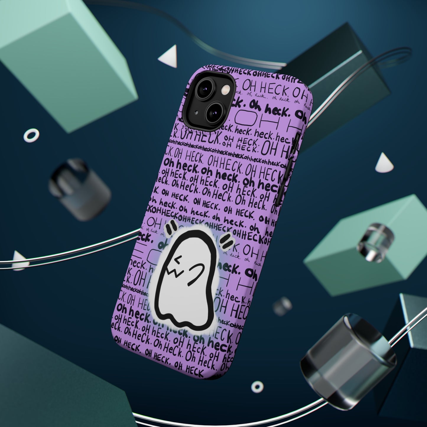 "Hecklin' Ghostie" Spooky Dino Original - MagSafe Tough Cases
