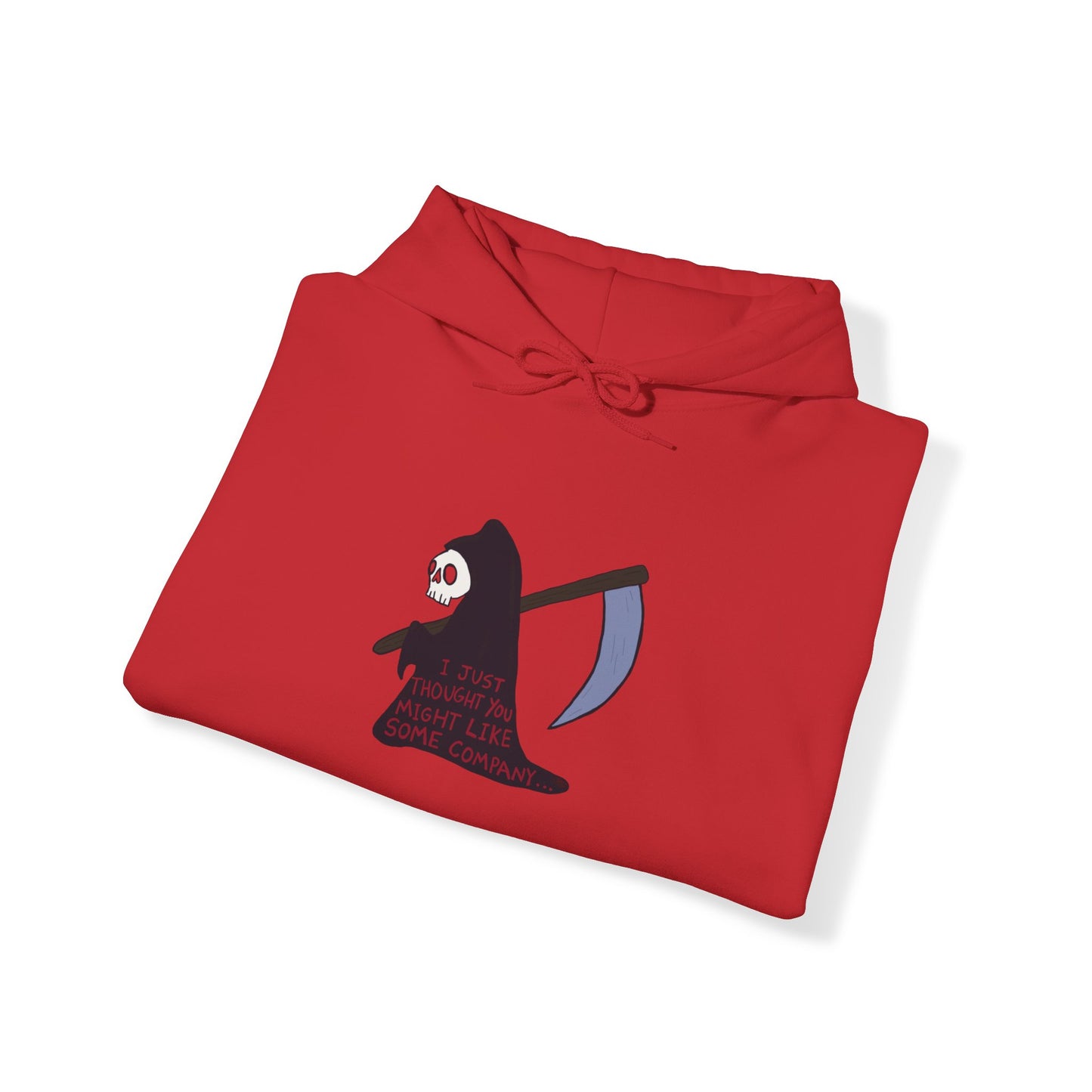 "The Lonely Reaper" Spooky Dino Original - Unisex Heavy Blend™ Hooded Sweatshirt