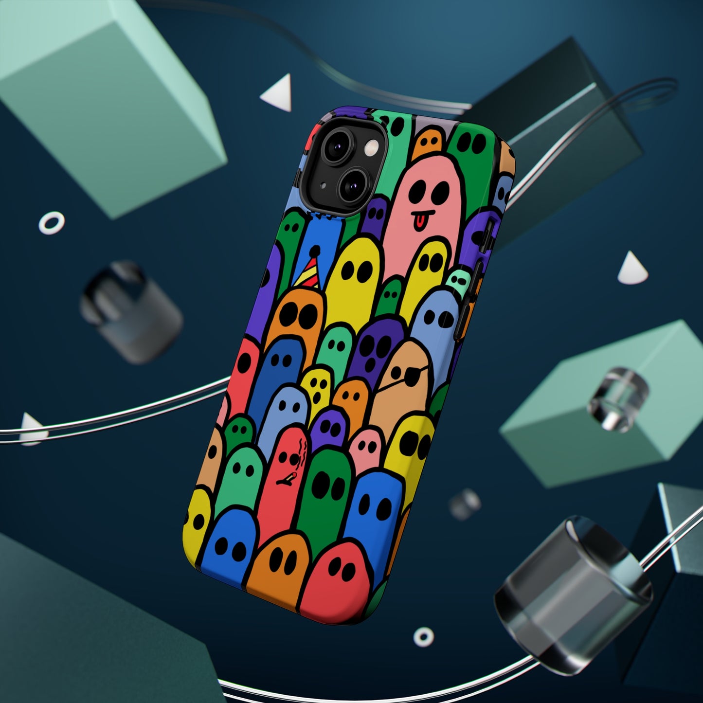 "All The Ghosties" Spooky Dino Original - MagSafe Tough Cases