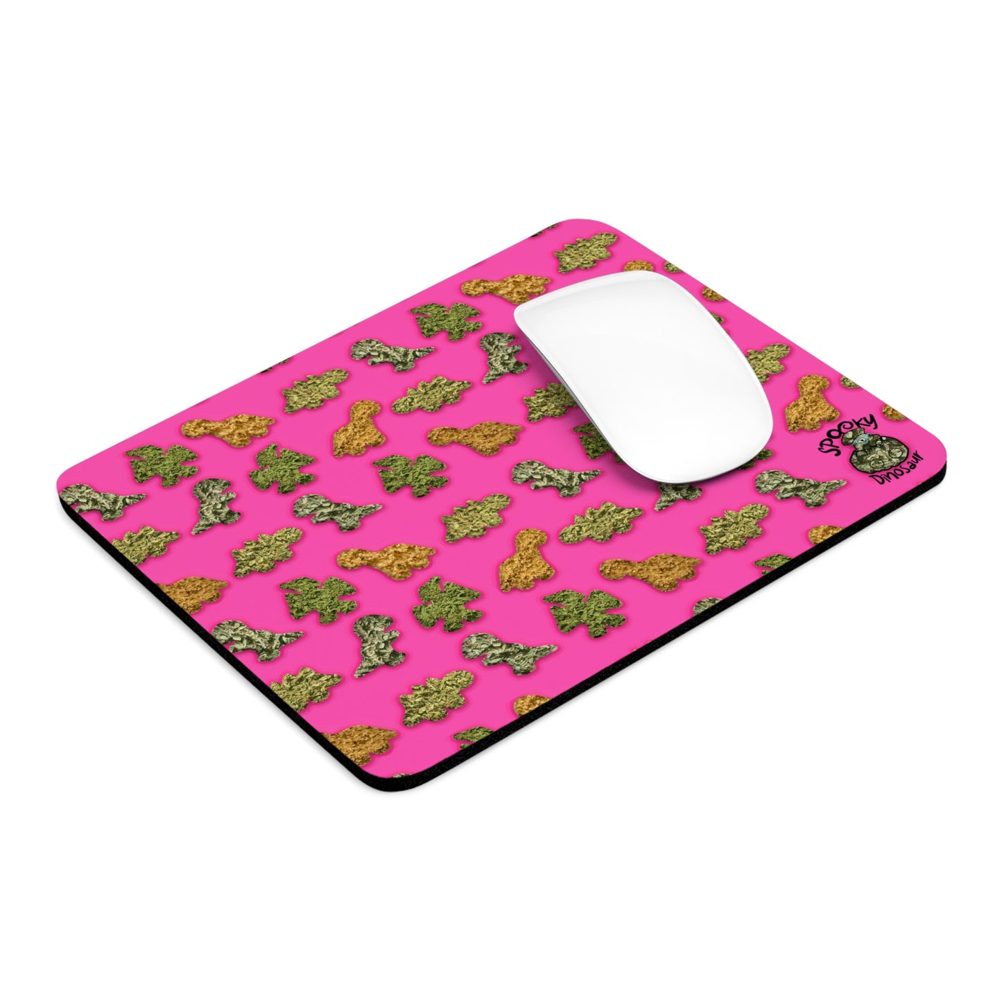 Small Mouse Pad | Personalized Mouse Pad | Spooky Dinosaur