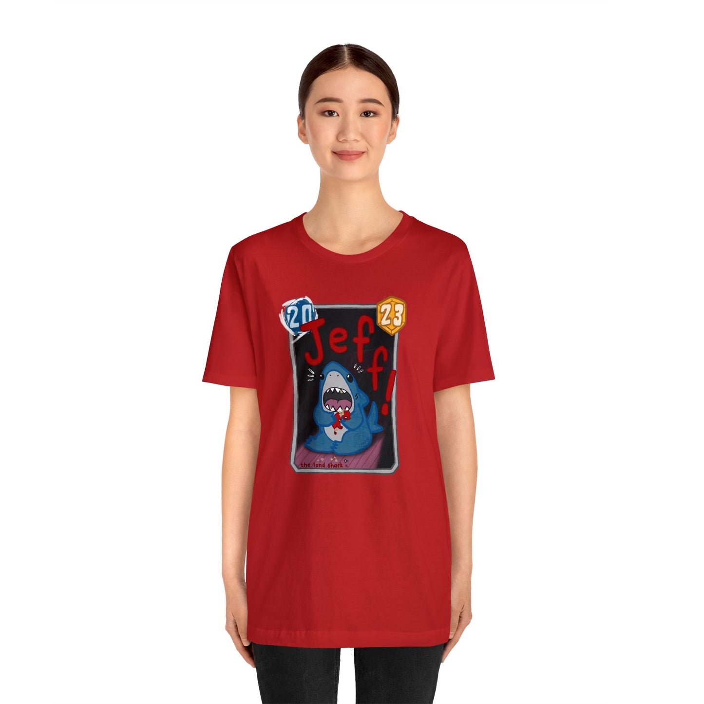 Snap Kang x Spooky Dino Marvel Snap inspired Jeff! Card - Unisex Jersey Short Sleeve Tee