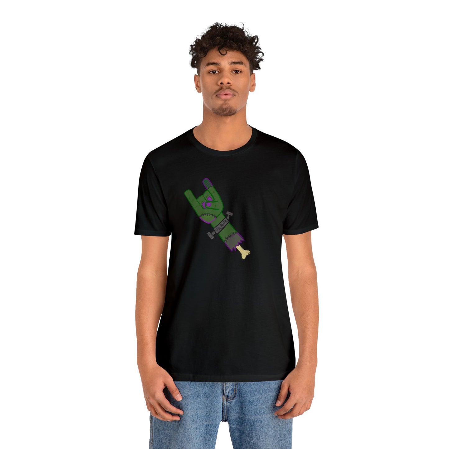 "Monster of Rock" Spooky Dino Original - Unisex Jersey Short Sleeve Tee