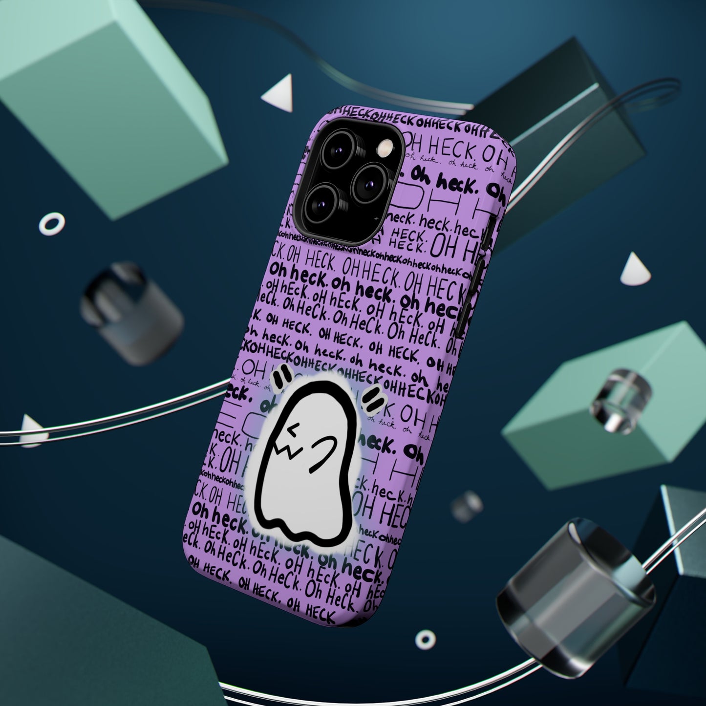 "Hecklin' Ghostie" Spooky Dino Original - MagSafe Tough Cases
