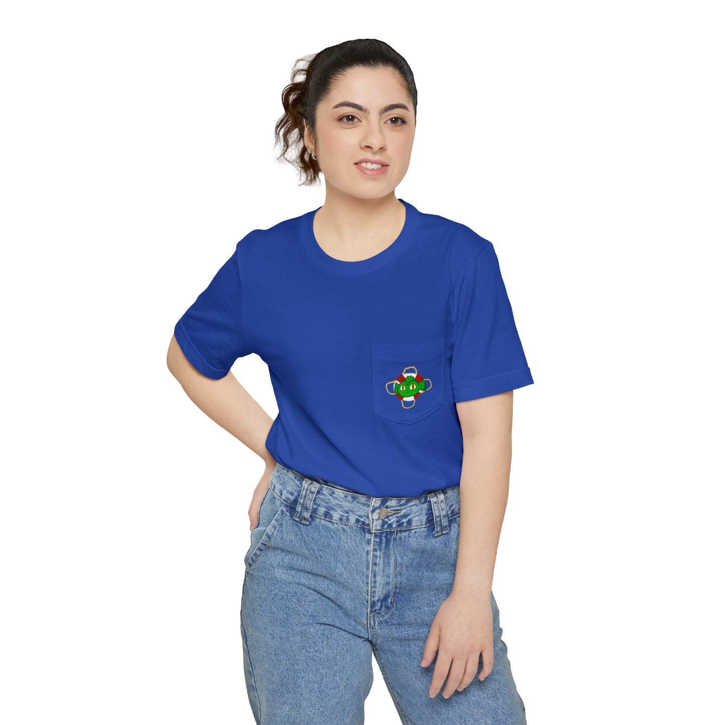 "Kreach" Spooky Dino Original - Unisex Pocket T-shirt