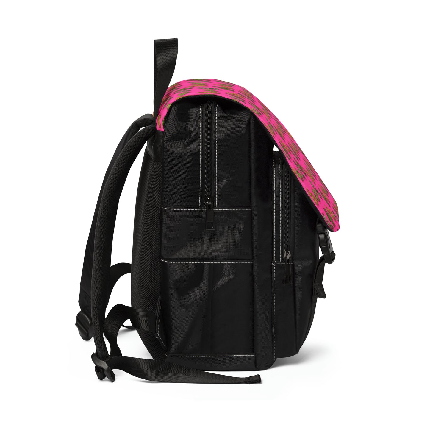Custom Canvas Backpack | Canvas Waterproof Backpack | Spooky Dinosaur
