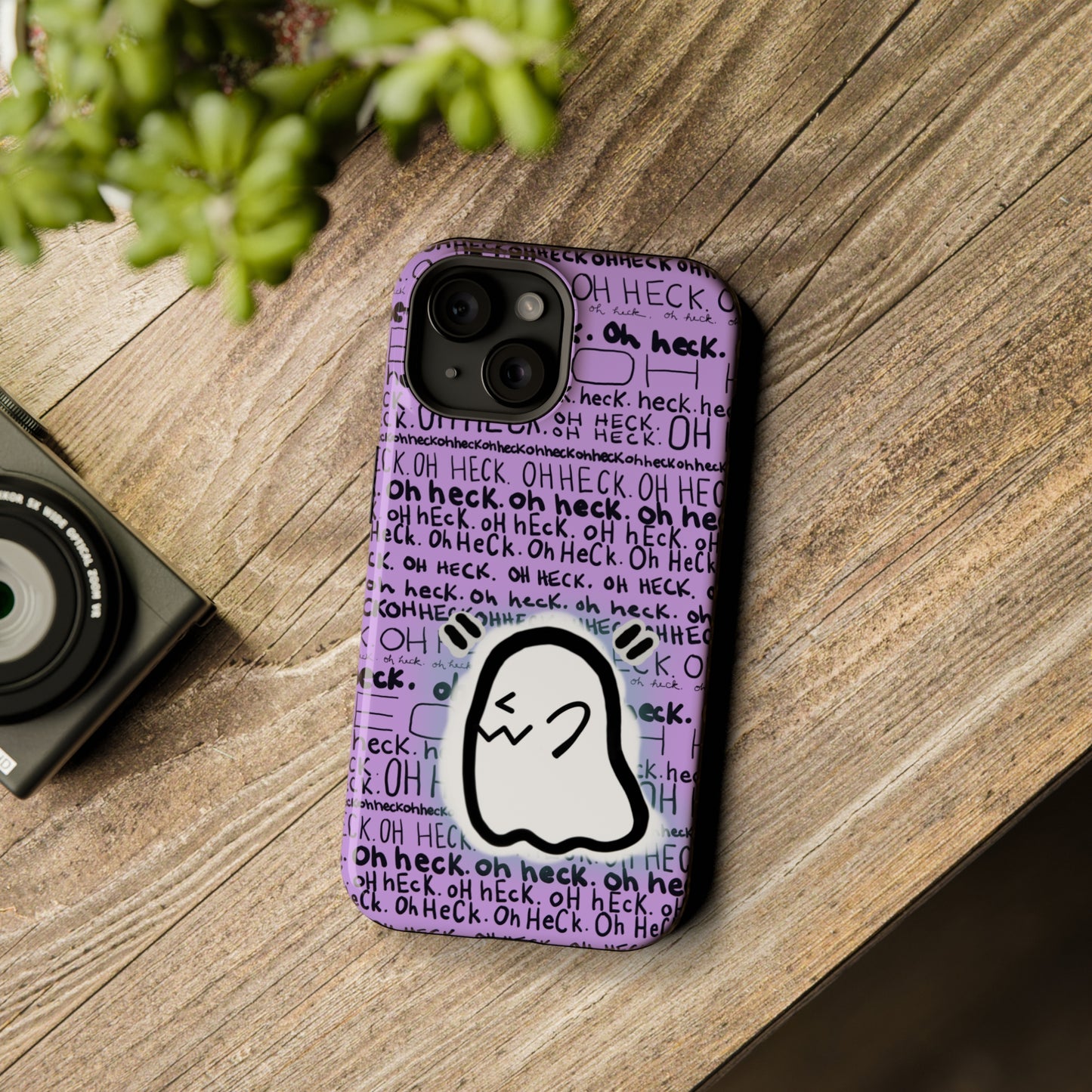 "Hecklin' Ghostie" Spooky Dino Original - MagSafe Tough Cases
