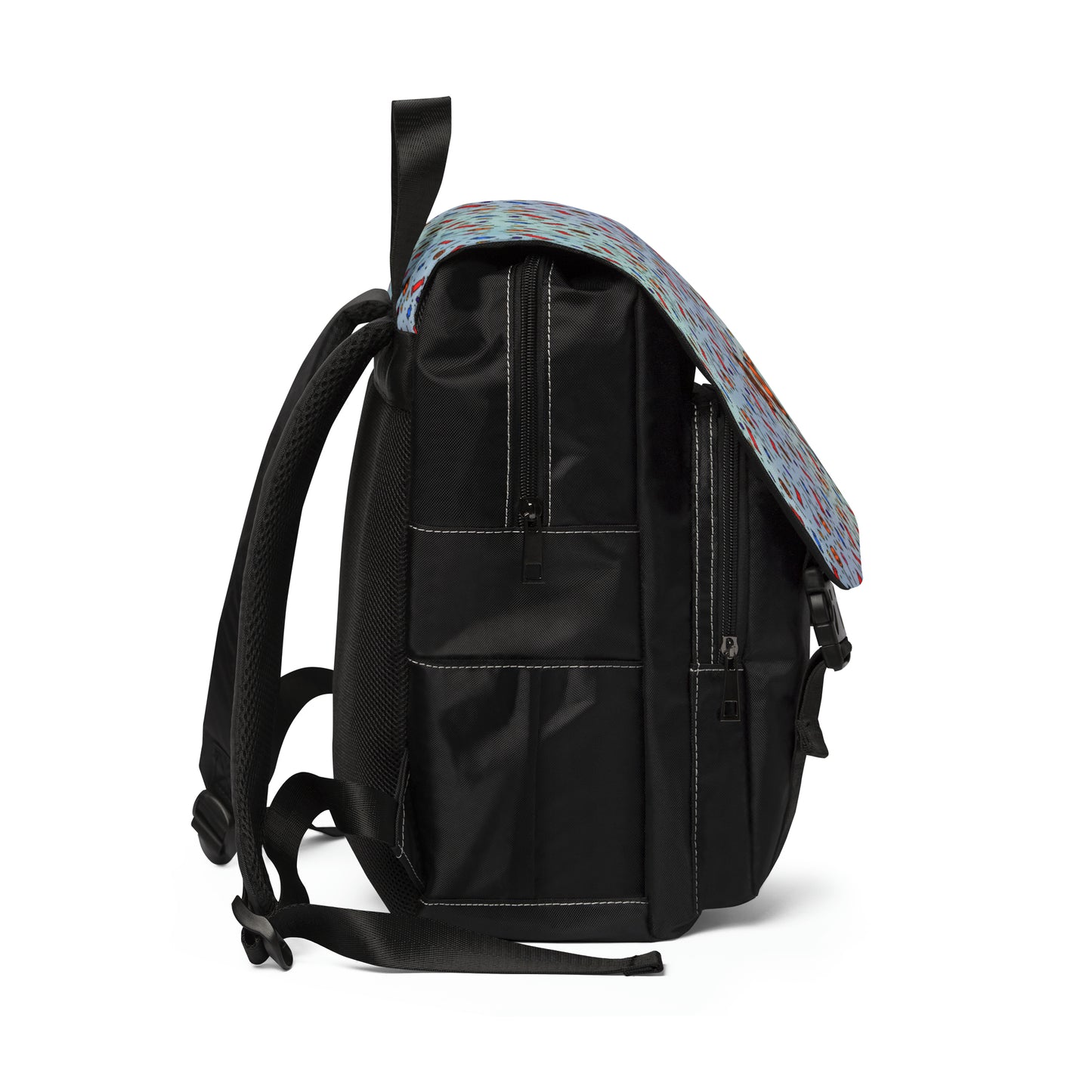 Custom Canvas Backpack | Men's Canvas Backpack | Spooky Dinosaur