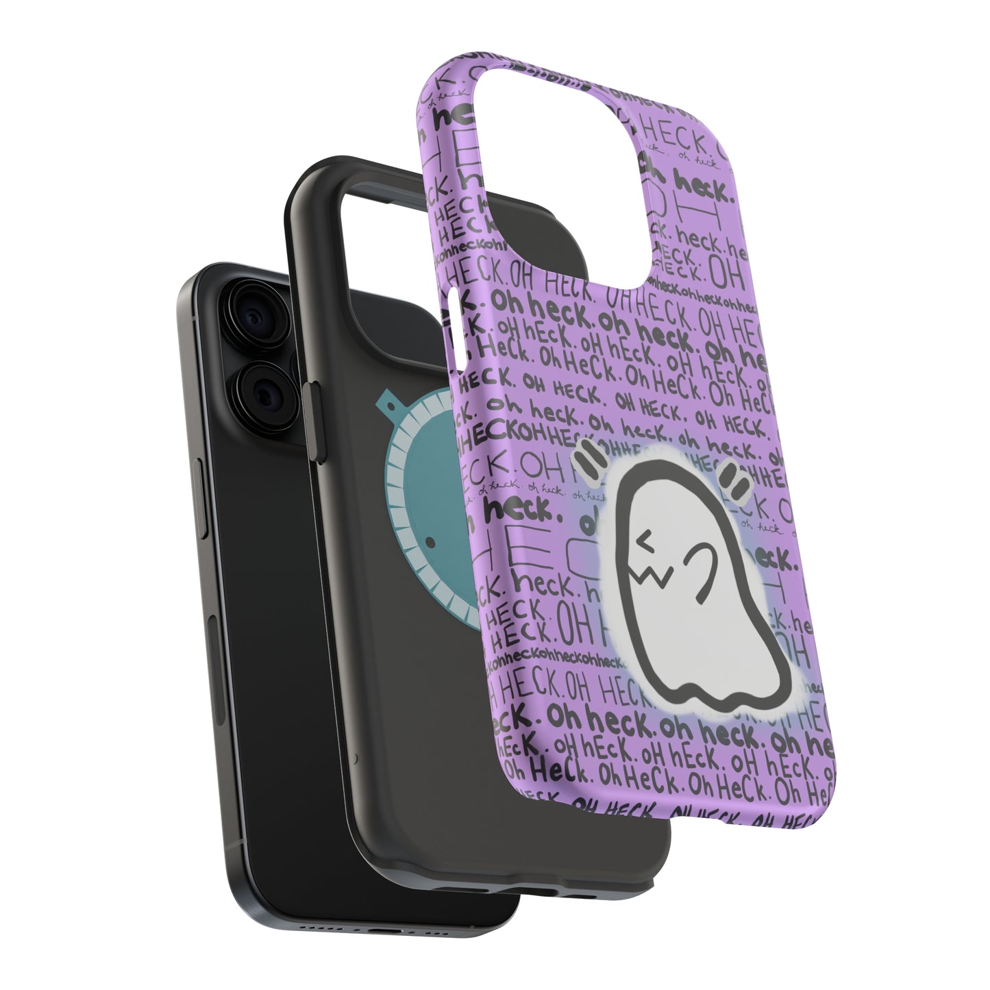 "Hecklin' Ghostie" Spooky Dino Original - MagSafe Tough Cases