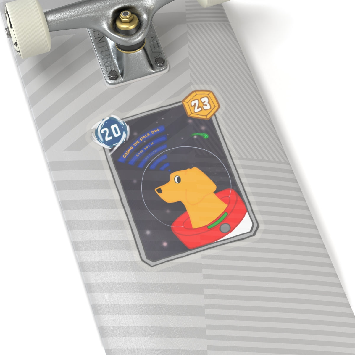 Snap Kang x Spooky Dino Marvel Snap inspired Cosmo Card (Good Boy Variant) - Stickers