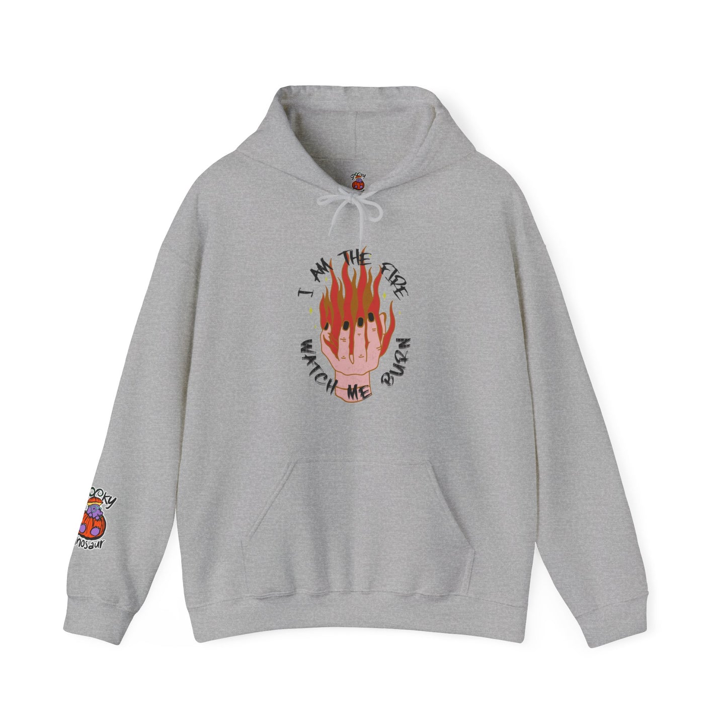 Unisex Blend Hoodie | Long Sleeve Hoodie | Spooky Dinosaur