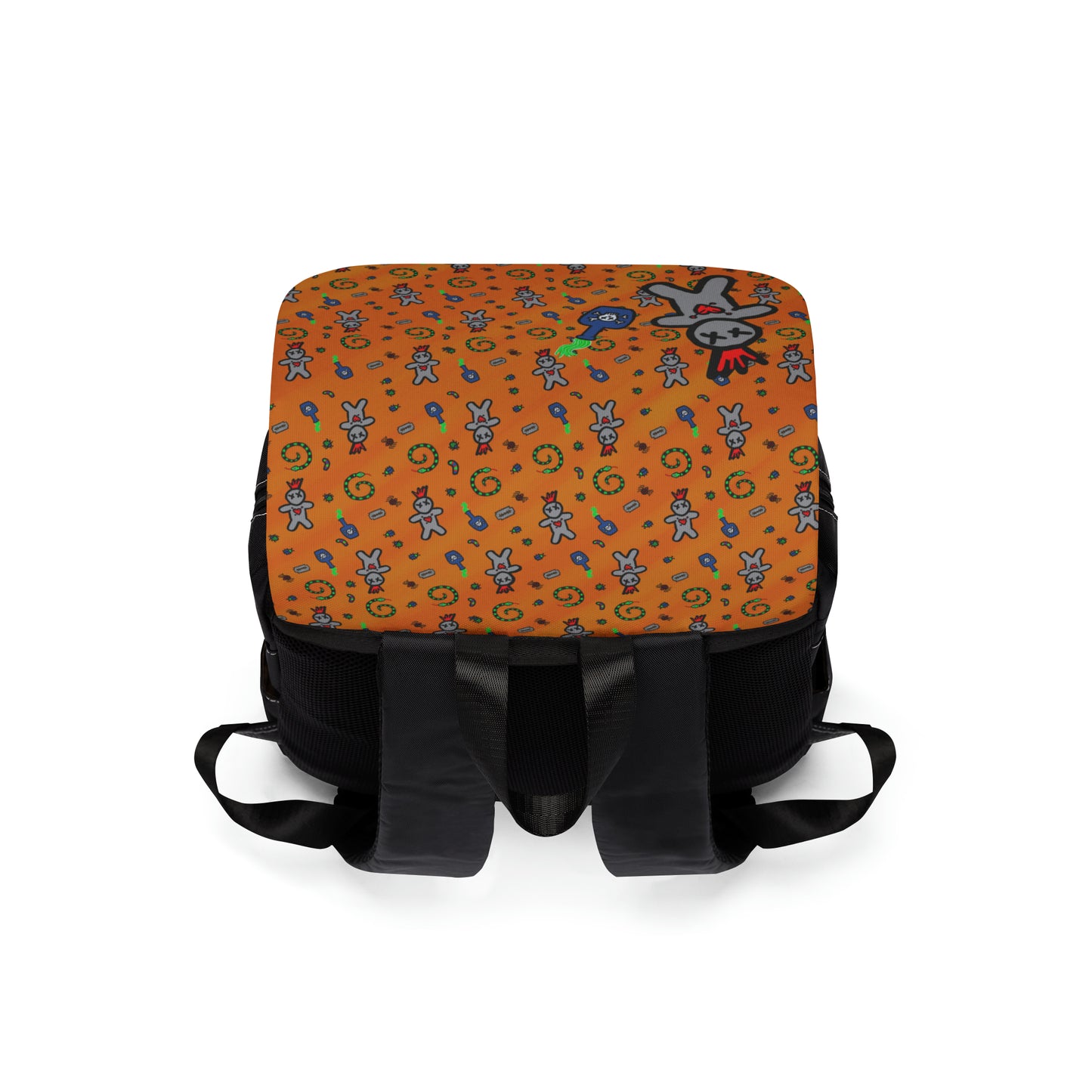 Black Canvas Backpack | Best Canvas Backpack | Spooky Dinosaur