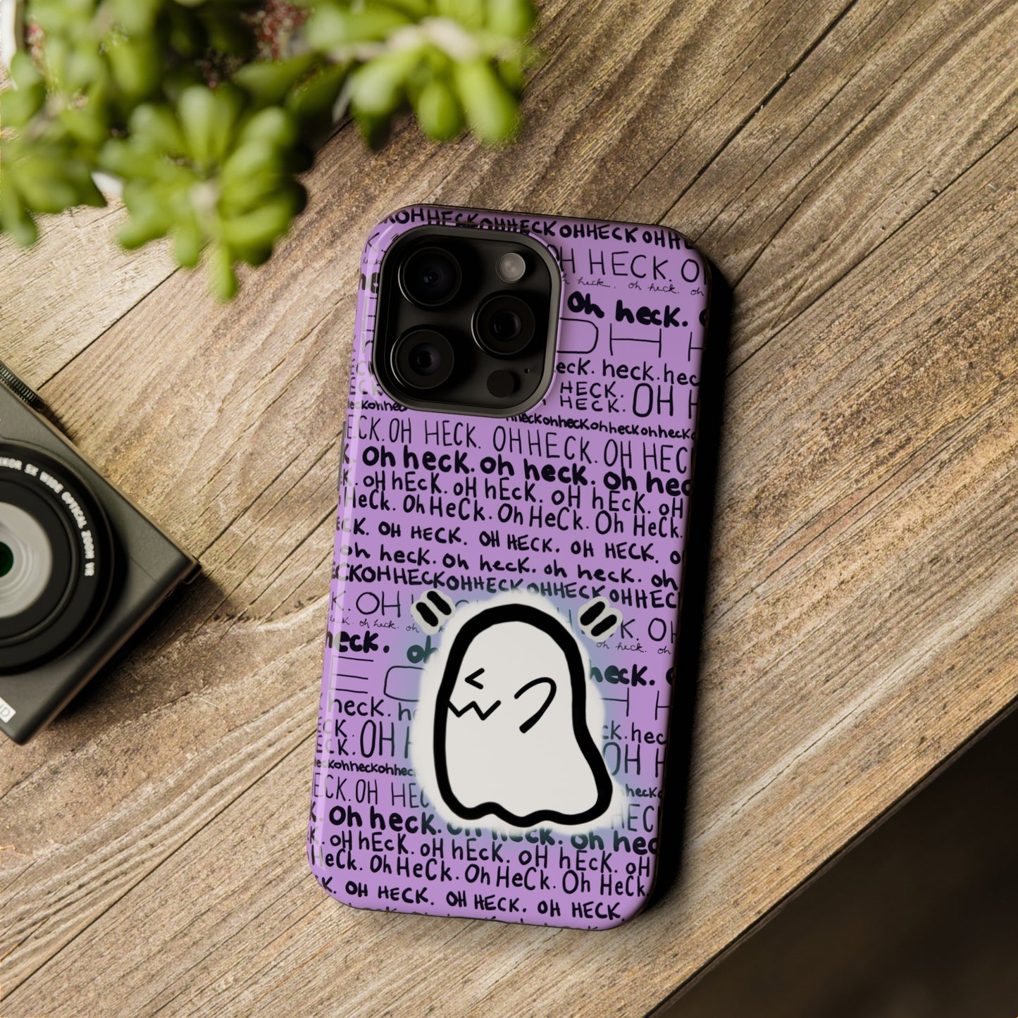 "Hecklin' Ghostie" Spooky Dino Original - MagSafe Tough Cases