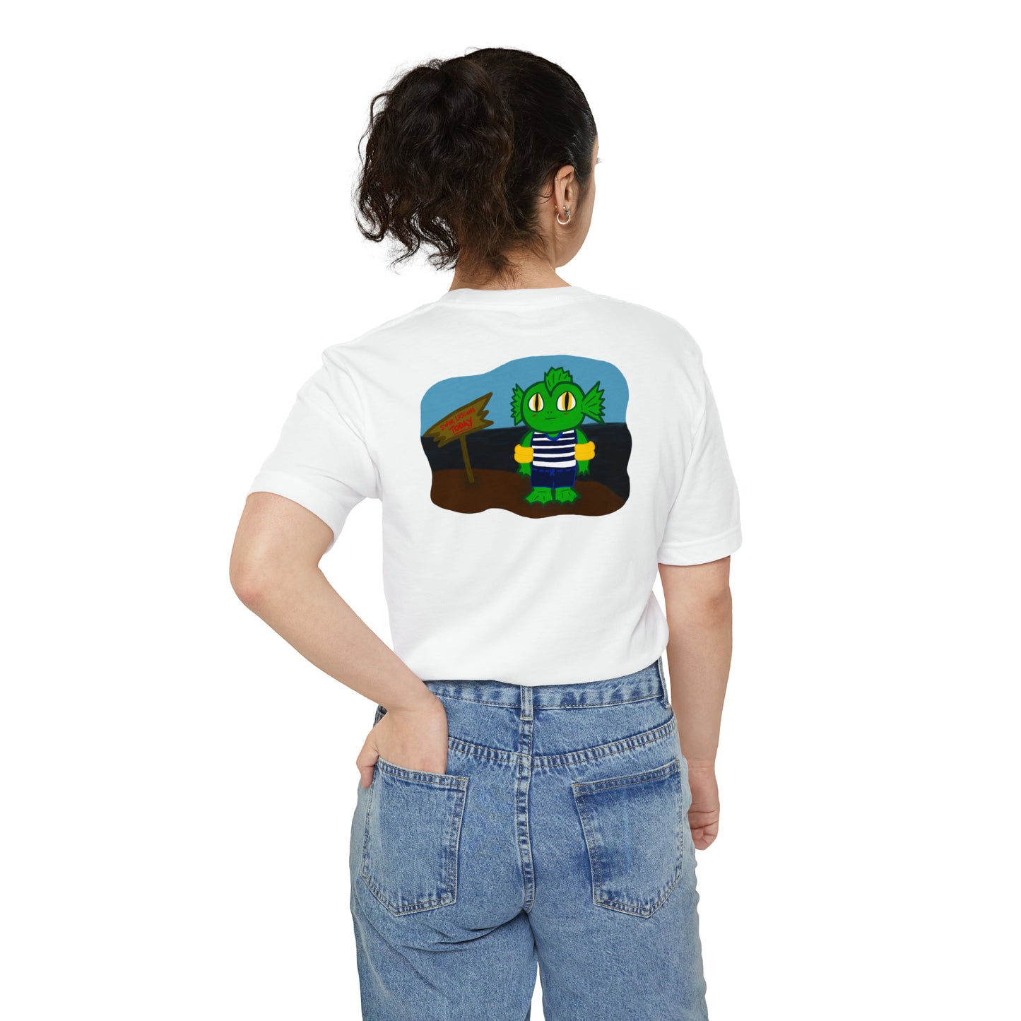 "Kreach" Spooky Dino Original - Unisex Pocket T-shirt