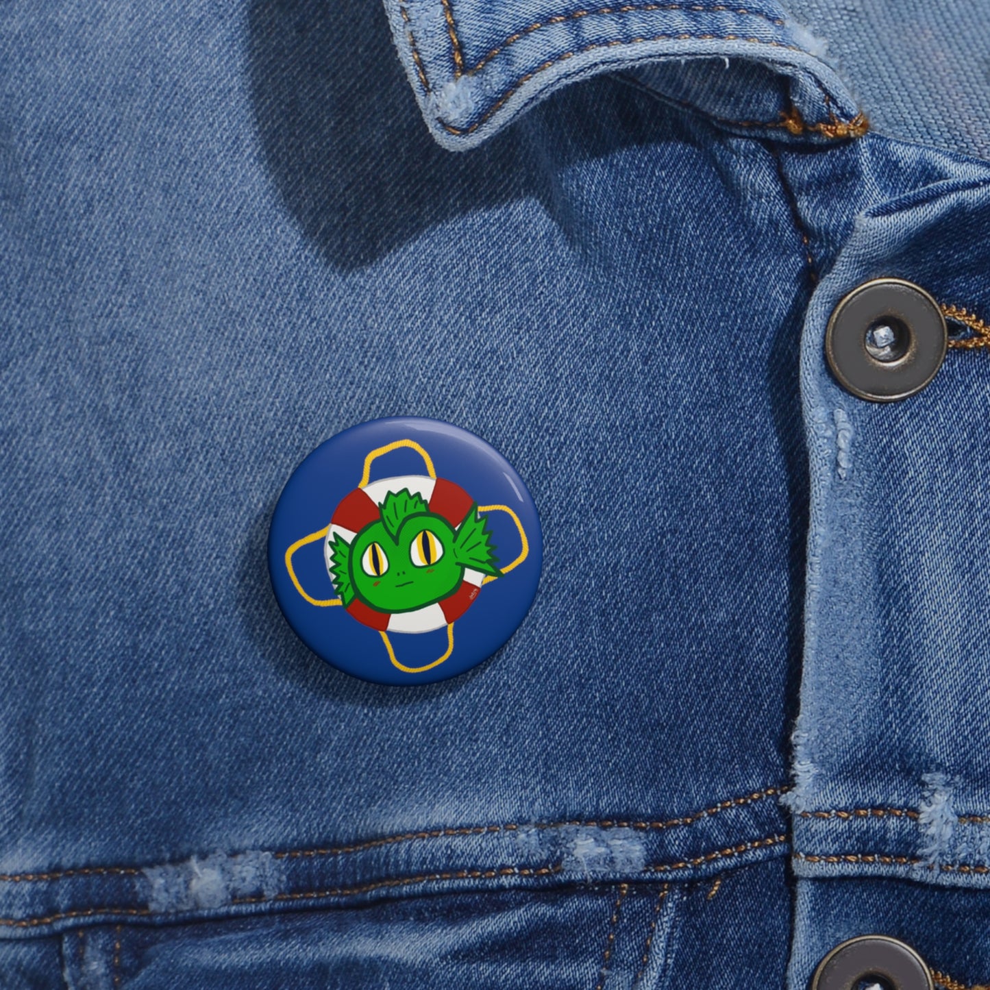 "Save Kreach" Spooky Dino Original - Custom Pin