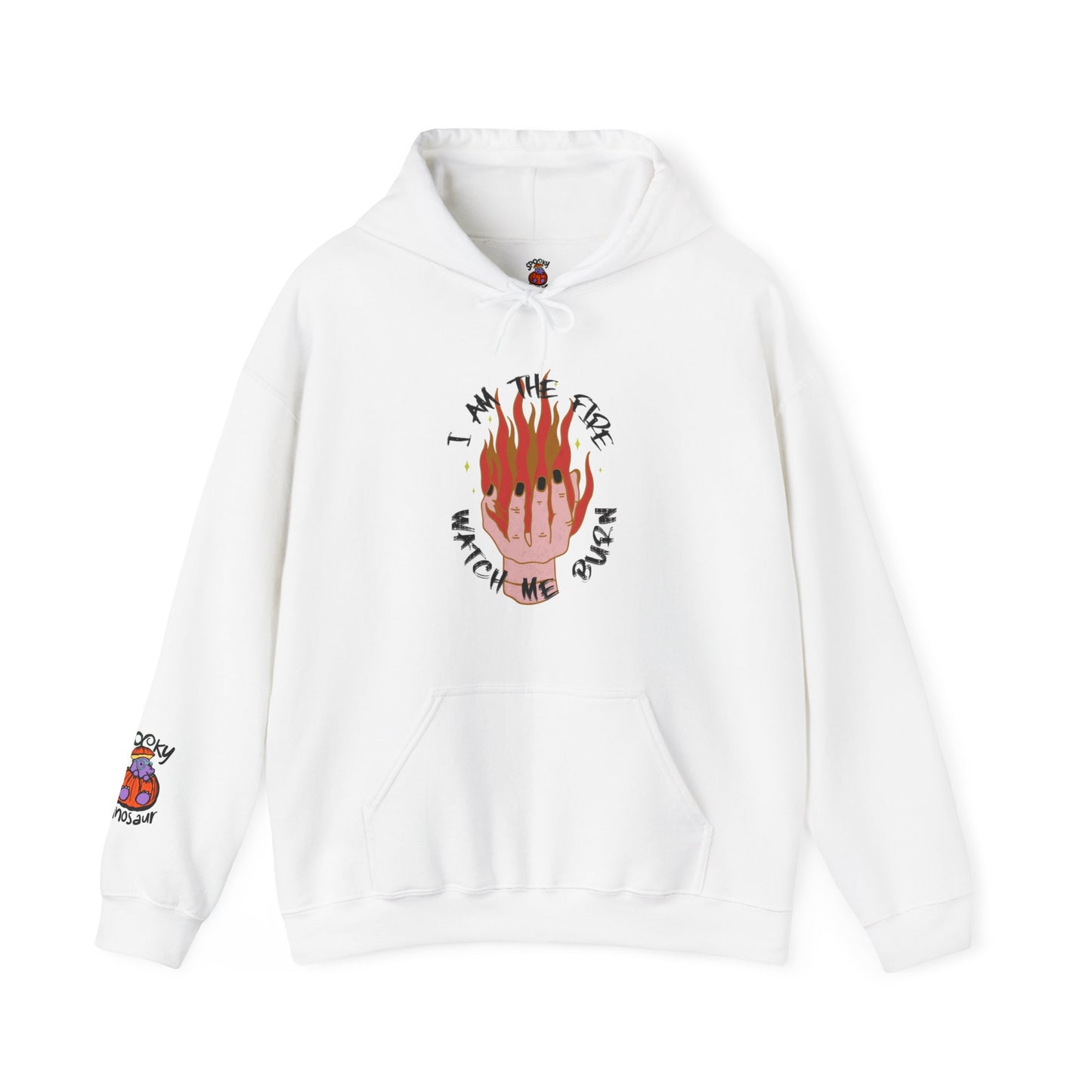 Unisex Blend Hoodie | Long Sleeve Hoodie | Spooky Dinosaur