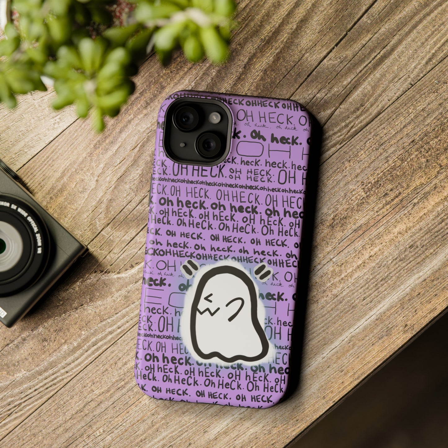 "Hecklin' Ghostie" Spooky Dino Original - MagSafe Tough Cases