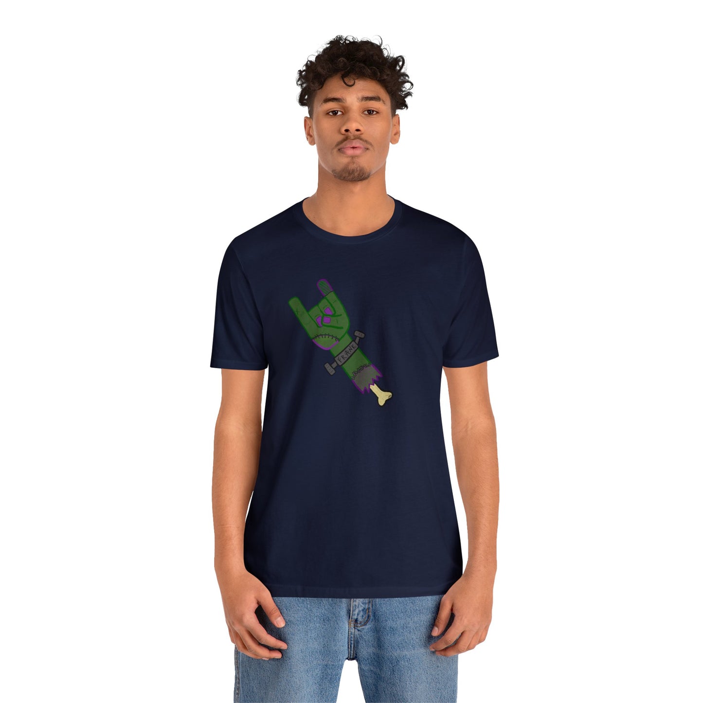 "Monster of Rock" Spooky Dino Original - Unisex Jersey Short Sleeve Tee