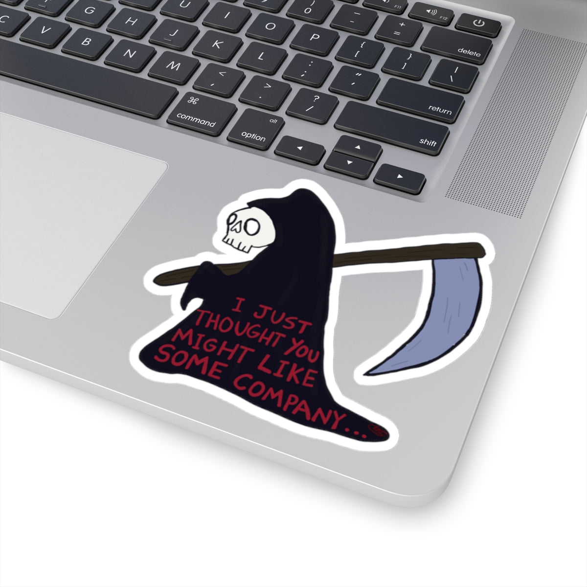 "The Lonely Reaper" Spooky Dino Original - Stickers