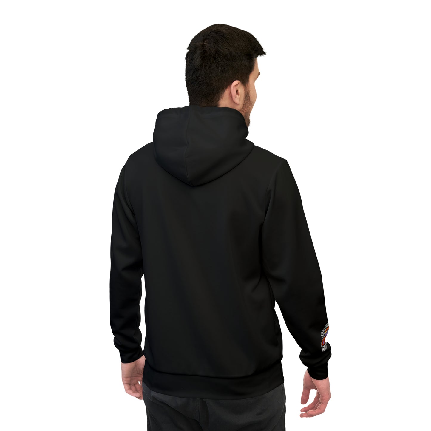 Black "Dino Nuggs" Spooky Dino Original - Athletic Hoodie