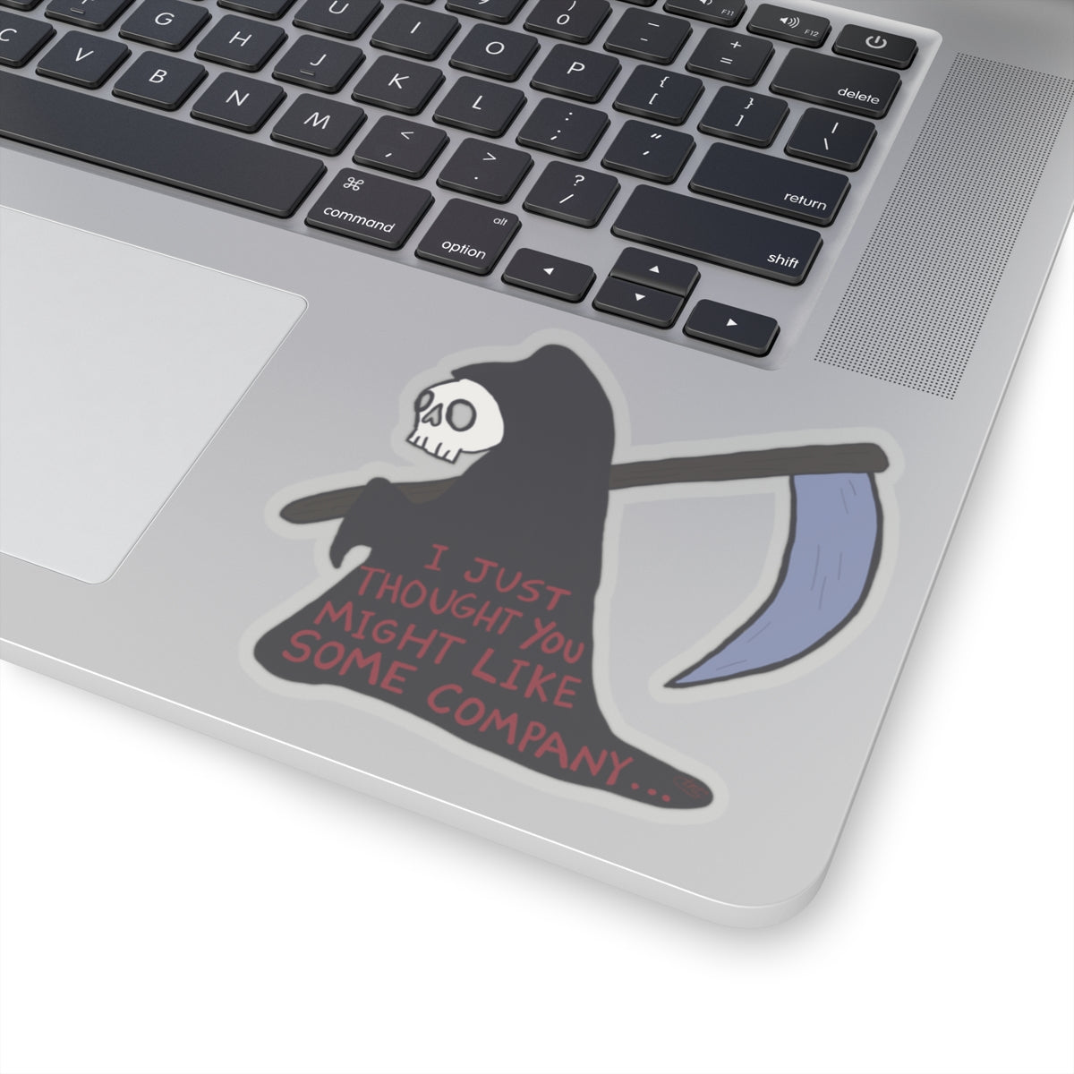 "The Lonely Reaper" Spooky Dino Original - Stickers