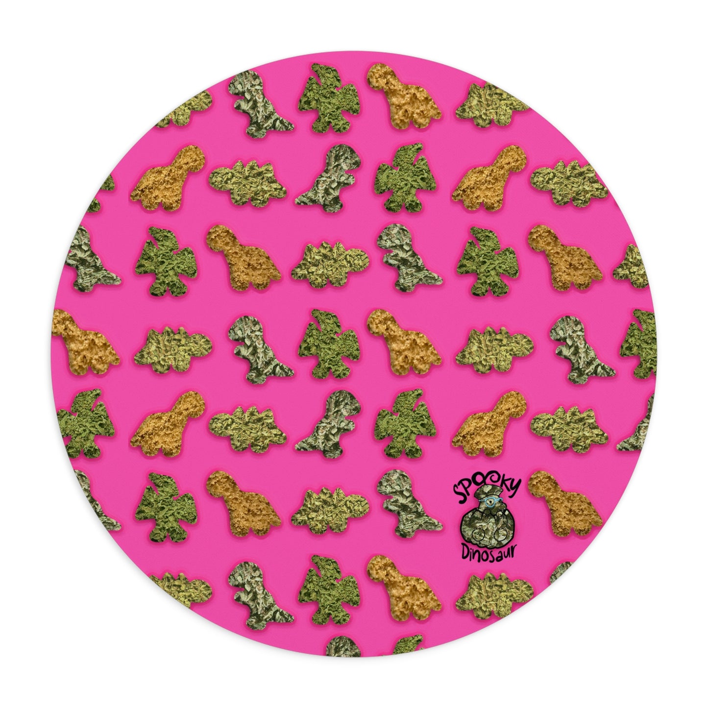 Small Mouse Pad | Personalized Mouse Pad | Spooky Dinosaur