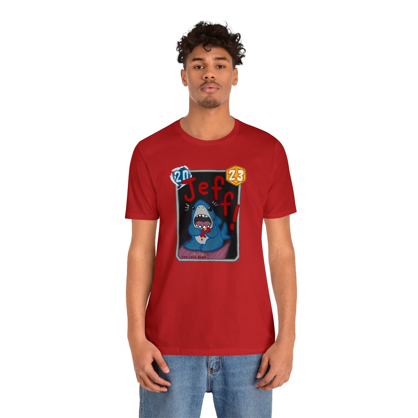 Snap Kang x Spooky Dino Marvel Snap inspired Jeff! Card - Unisex Jersey Short Sleeve Tee