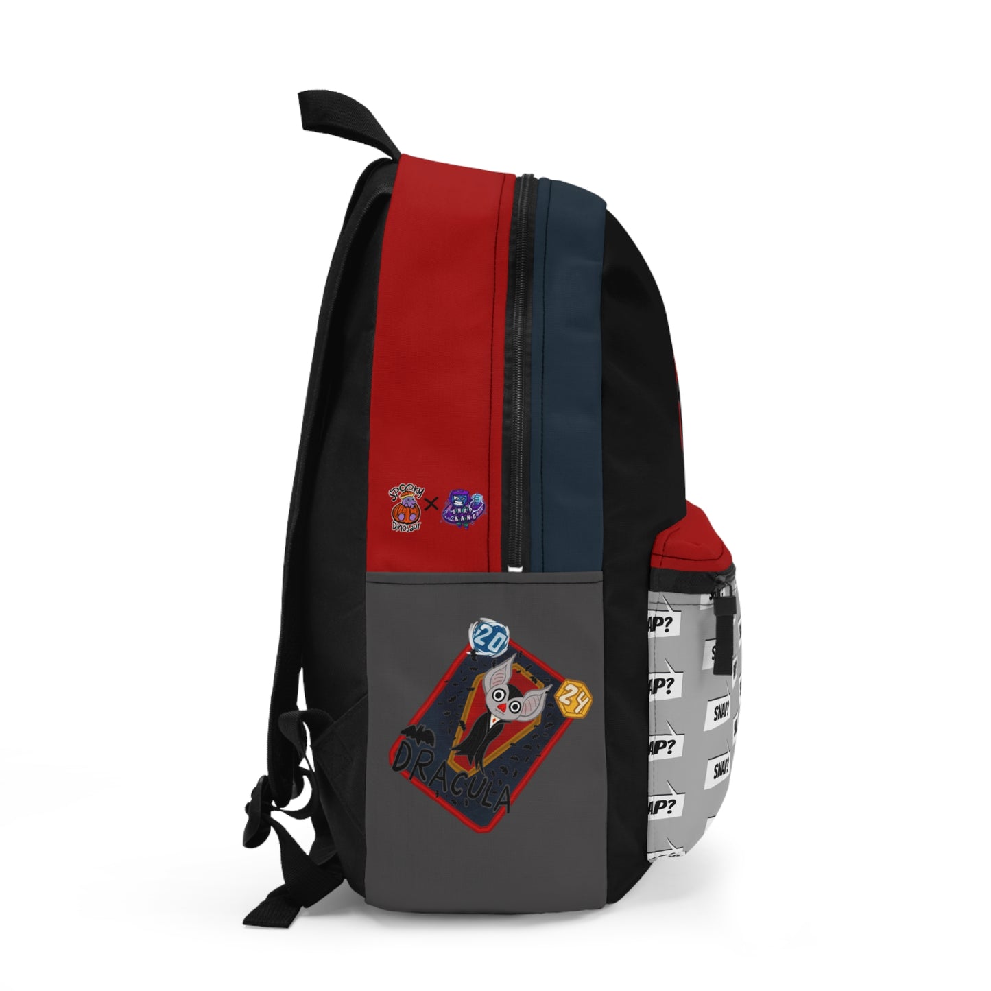 Snap Kang x Spooky Dino Marvel Snap inspired Dracula Card - Backpack