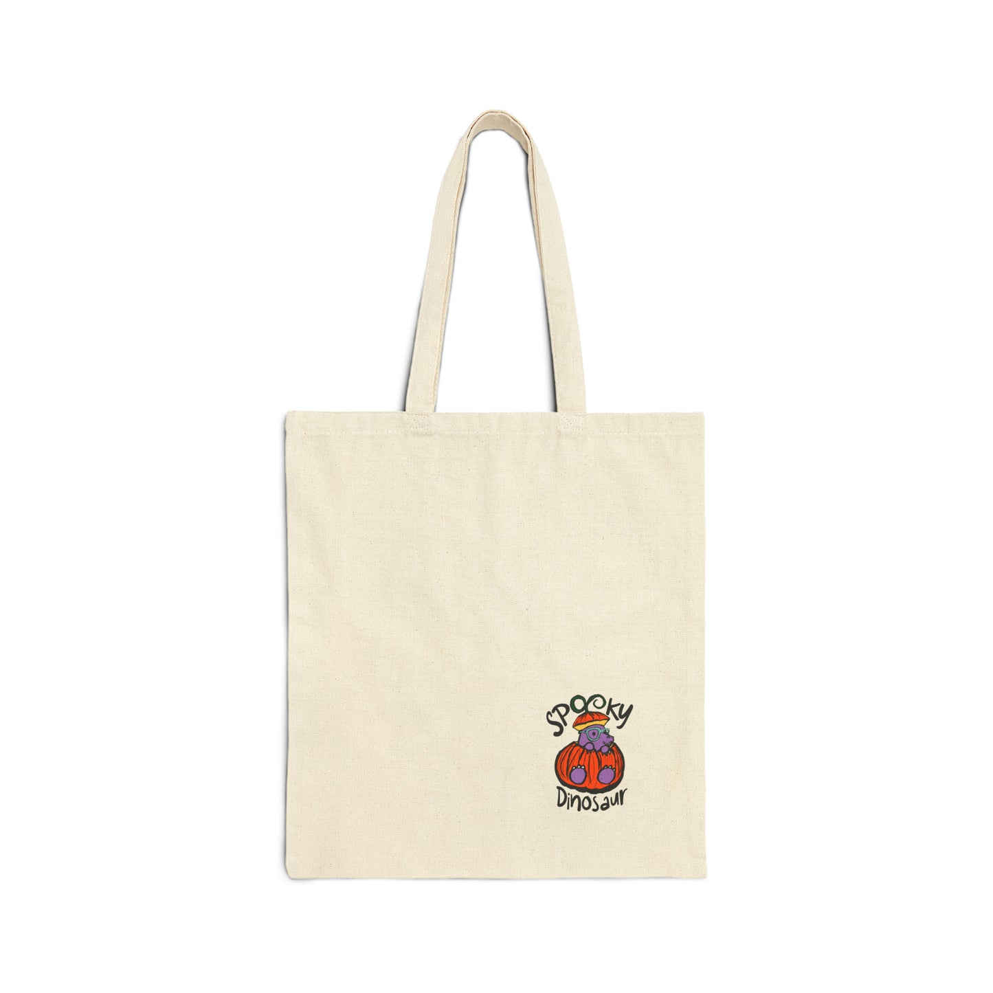 Long Tote Bag | Personalized Tote Bags | Spooky Dinosaur