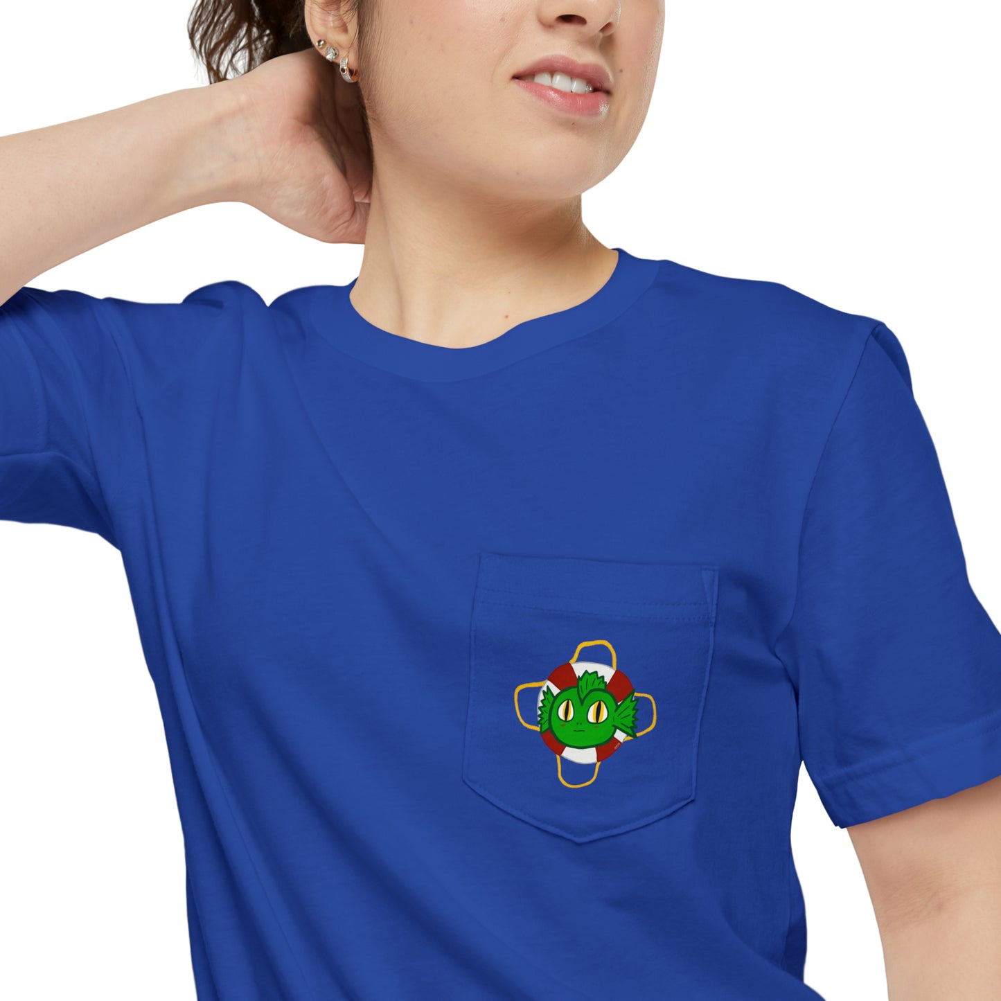 "Kreach" Spooky Dino Original - Unisex Pocket T-shirt