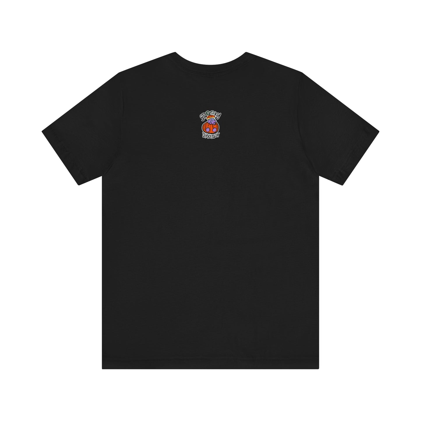 Crew Neck T Shirt | Crew Short Sleeve Shirts | Spooky Dinosaur