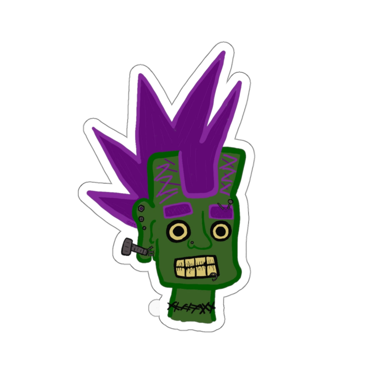 Custom Sticker for Laptop | Laptop Vinyl Sticker | Spooky Dinosaur