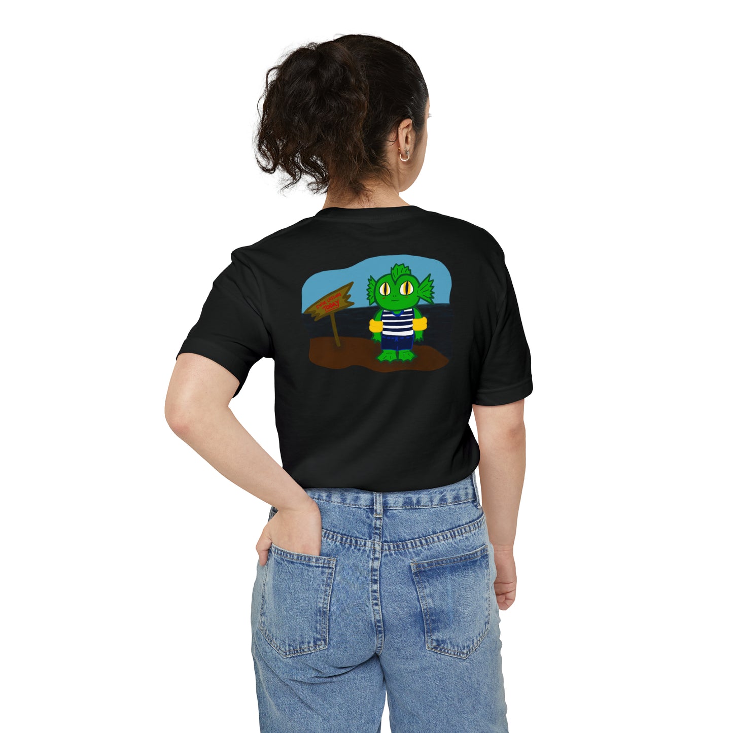 "Kreach" Spooky Dino Original - Unisex Pocket T-shirt