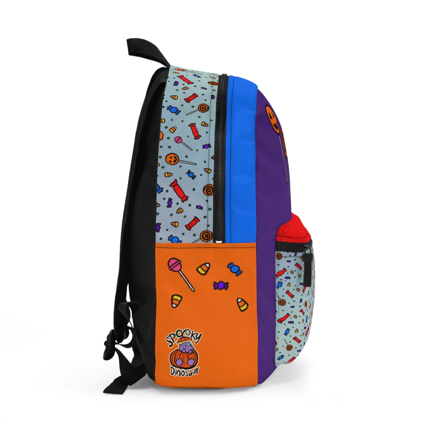 Stylish Men's Backpacks | Personalized Men's Backpack | Spooky Dinosaur
