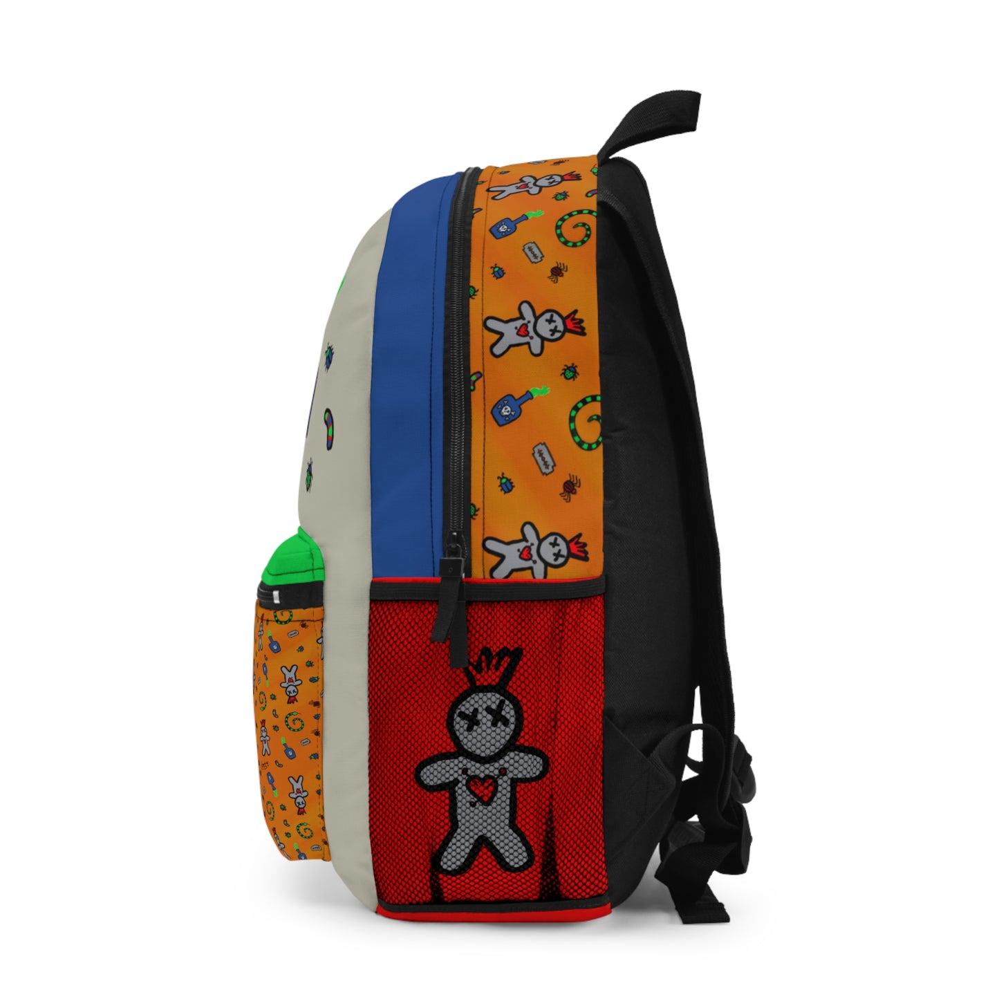 Waterproof Canvas Backpack | Waxed Canvas Backpack | Spooky Dinosaur