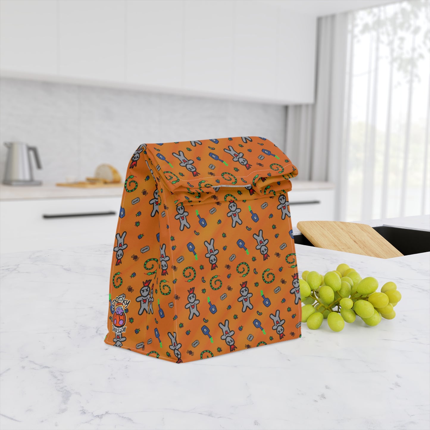 Personalized Lunch Bag | Custom Lunch Bags | Spooky Dinosaur