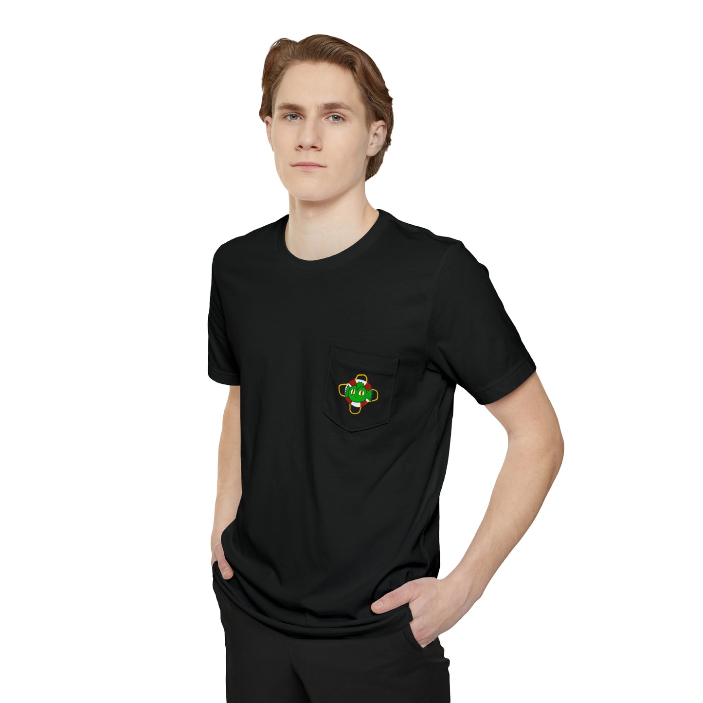 "Kreach" Spooky Dino Original - Unisex Pocket T-shirt