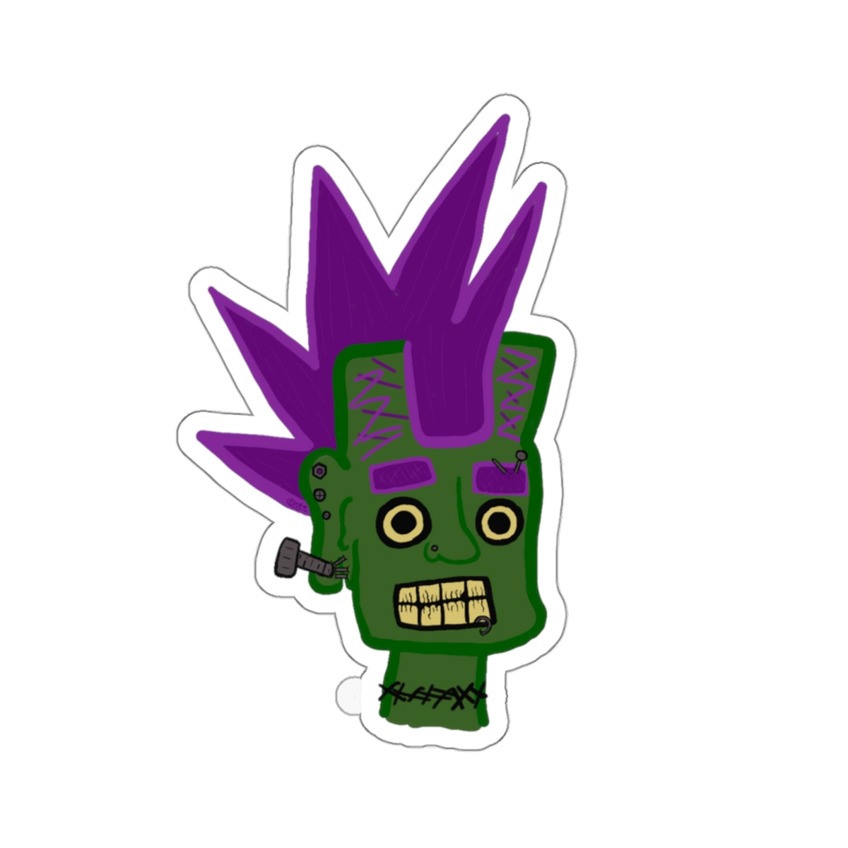 Custom Sticker for Laptop | Laptop Vinyl Sticker | Spooky Dinosaur