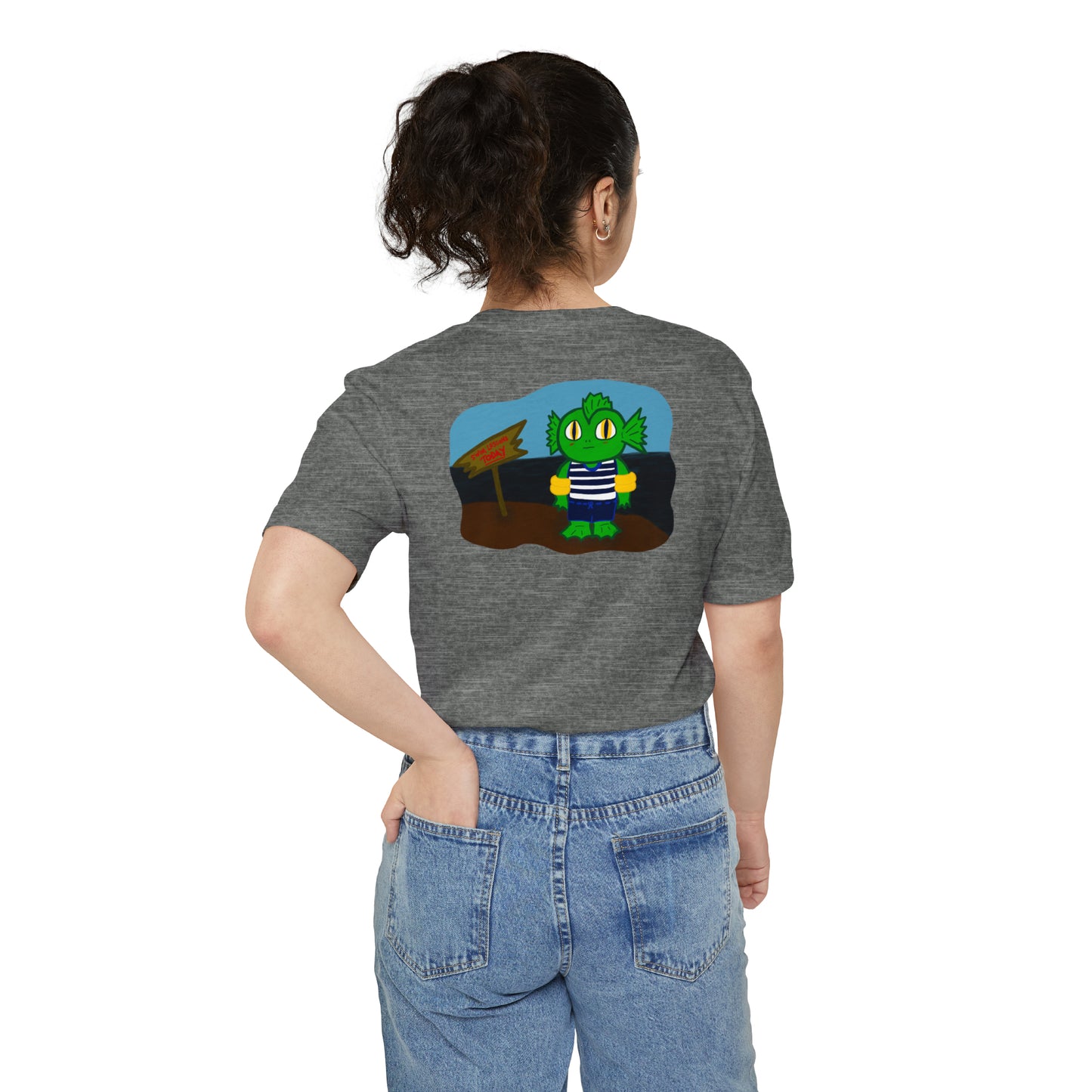 "Kreach" Spooky Dino Original - Unisex Pocket T-shirt