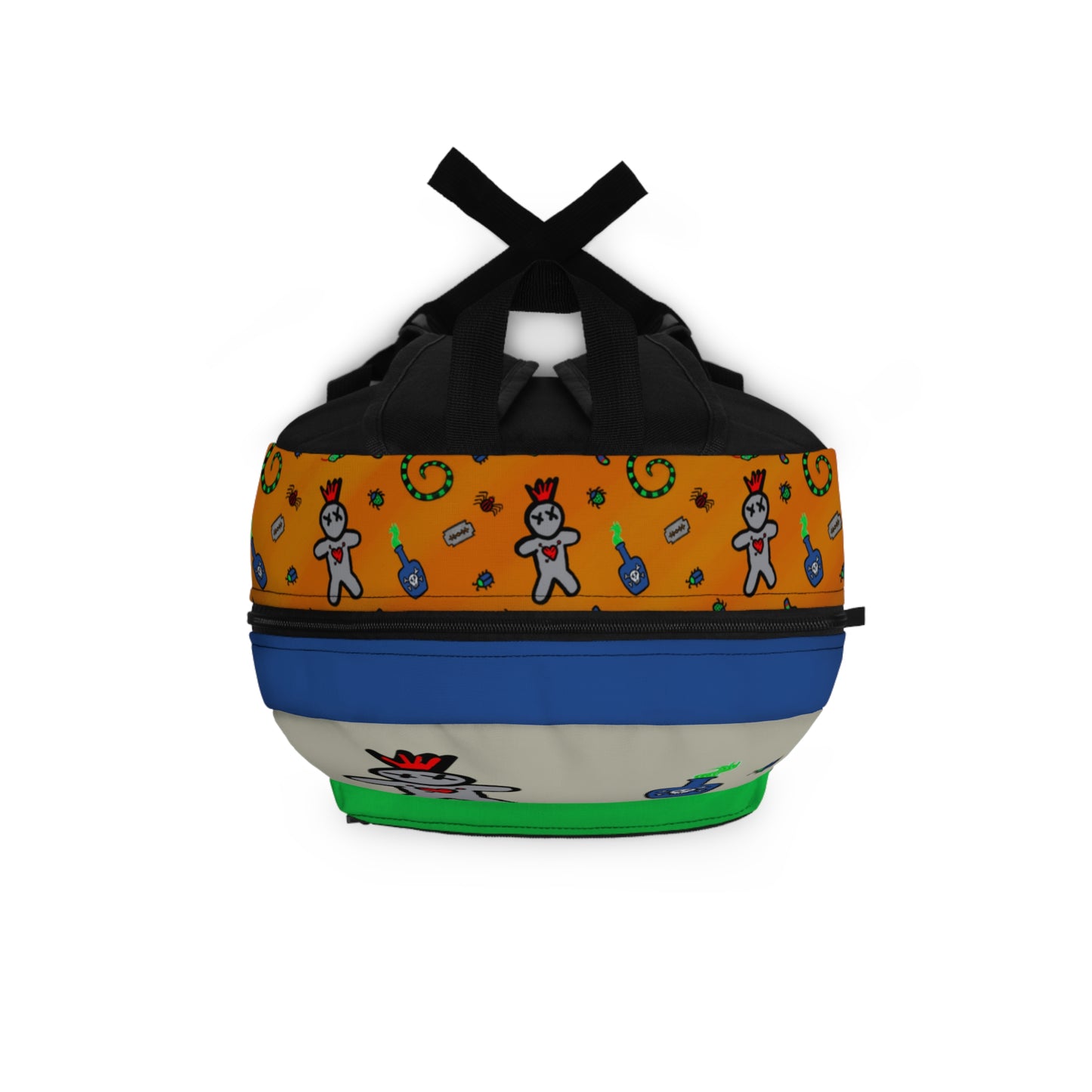 Waterproof Canvas Backpack | Waxed Canvas Backpack | Spooky Dinosaur