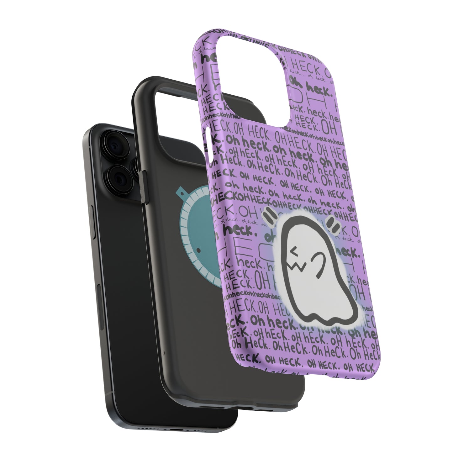 "Hecklin' Ghostie" Spooky Dino Original - MagSafe Tough Cases