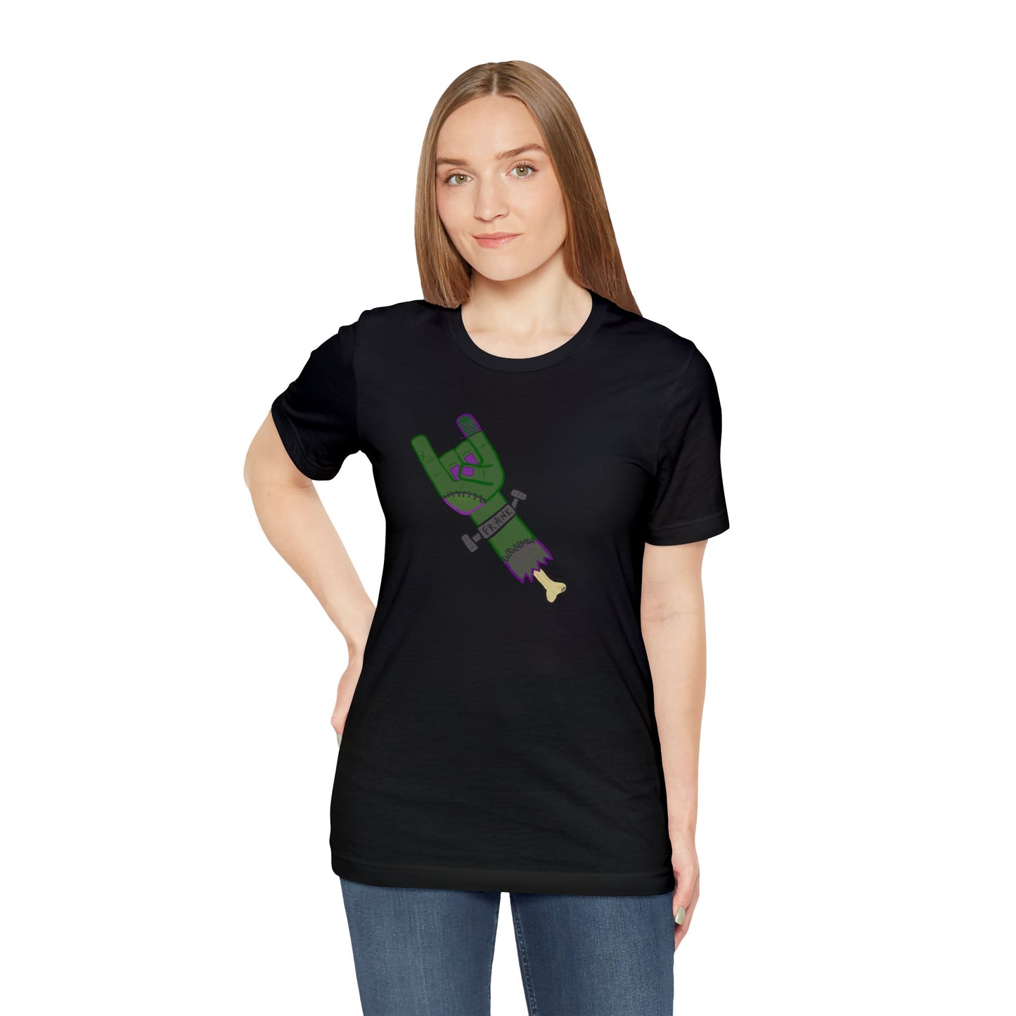 "Monster of Rock" Spooky Dino Original - Unisex Jersey Short Sleeve Tee