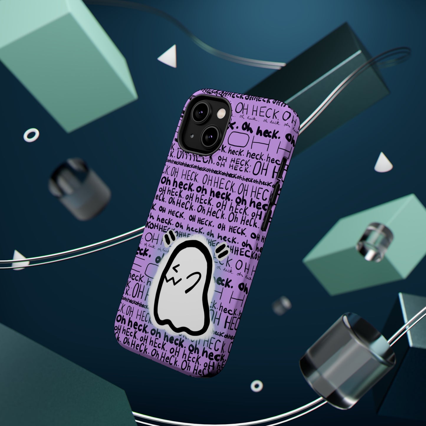 "Hecklin' Ghostie" Spooky Dino Original - MagSafe Tough Cases