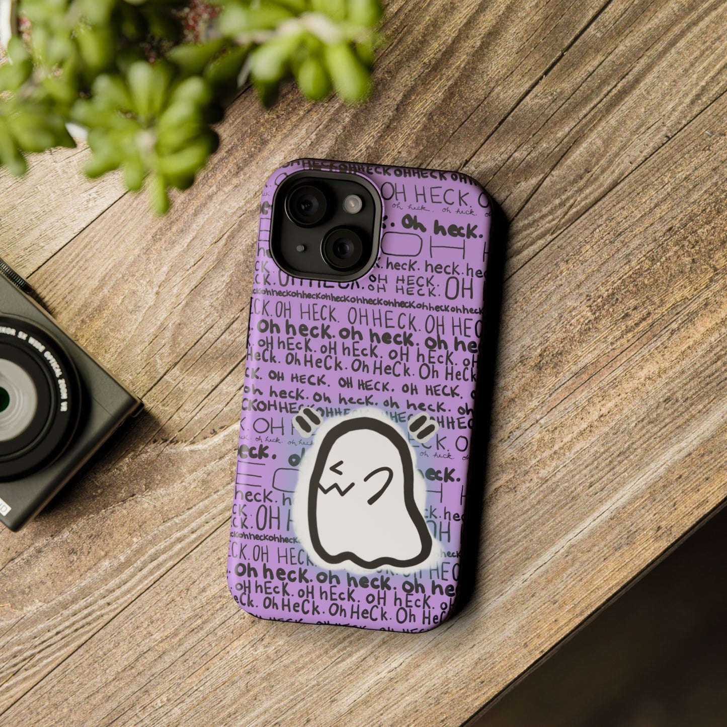 "Hecklin' Ghostie" Spooky Dino Original - MagSafe Tough Cases