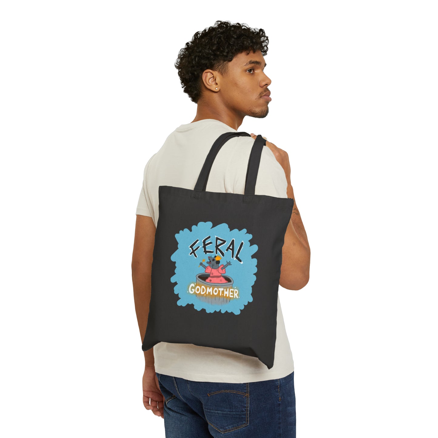Cotton Tote Bag | Tote Bags Bulk | Spooky Dinosaur