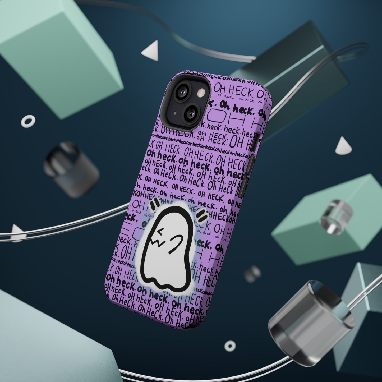 "Hecklin' Ghostie" Spooky Dino Original - MagSafe Tough Cases
