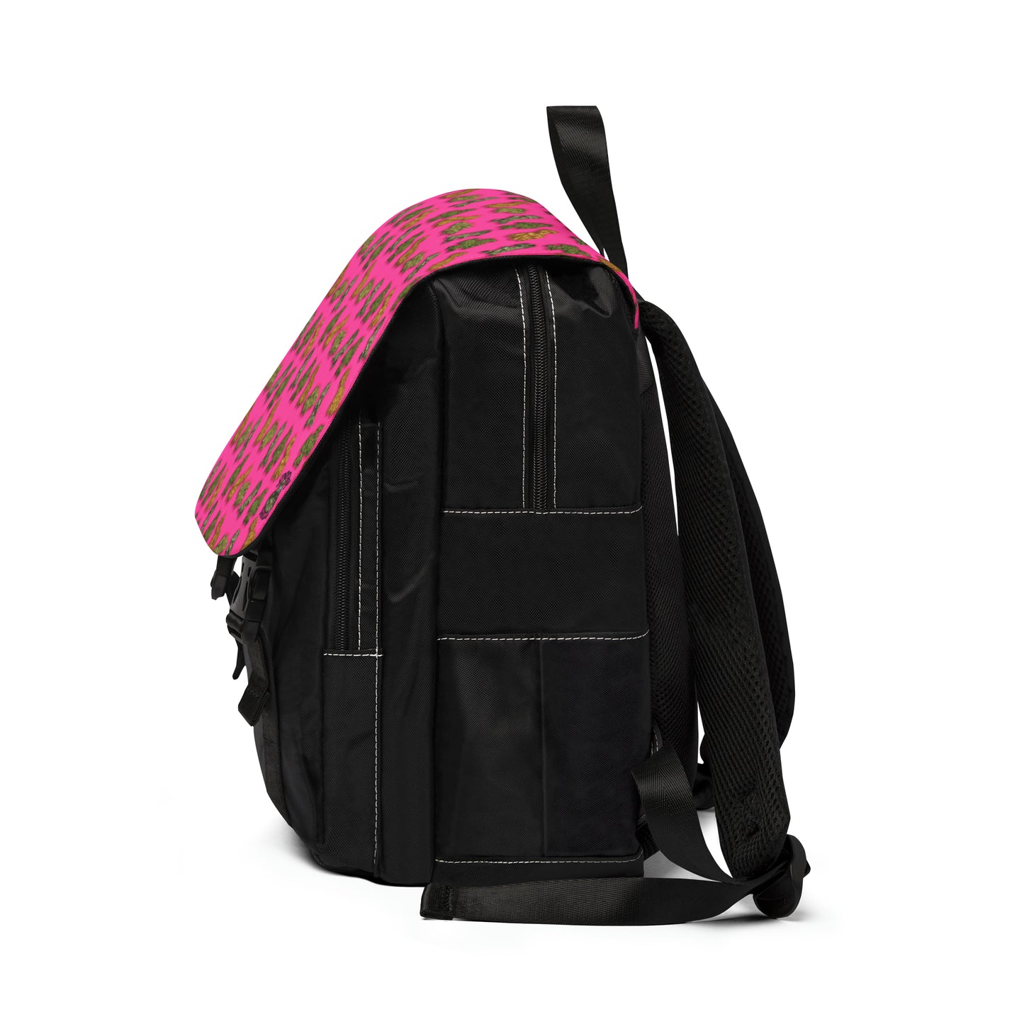 Custom Canvas Backpack | Canvas Waterproof Backpack | Spooky Dinosaur