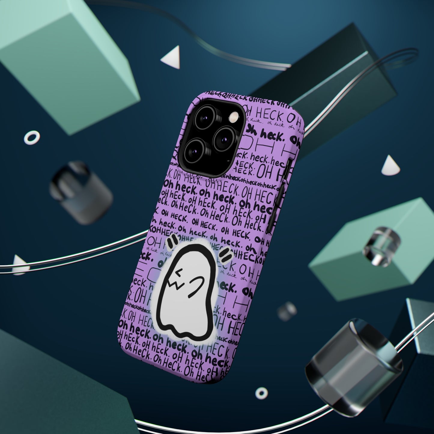 "Hecklin' Ghostie" Spooky Dino Original - MagSafe Tough Cases