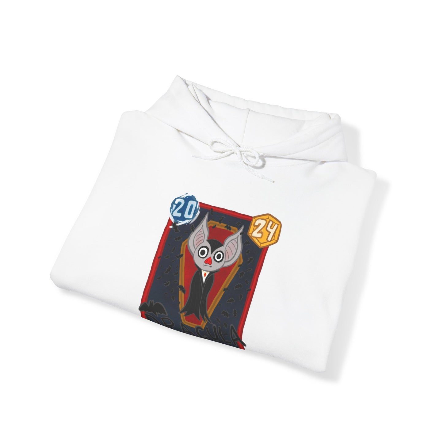 Snap Kang x Spooky Dino Marvel Snap inspired Dracula - Unisex Heavy Blend™ Hooded Sweatshirt